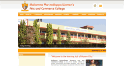 Desktop Screenshot of marimallappawomenscollege.org